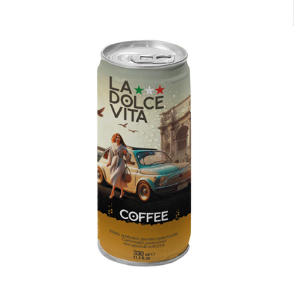 La Dolce Vita Coffee Soda, Pack of 4 [6 pack per case]