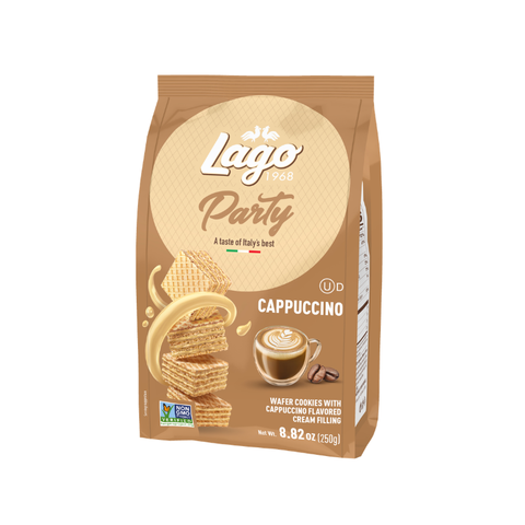 Gastone Lago Party Cappuccino Wafers, 8.8 oz [Pack of 10]