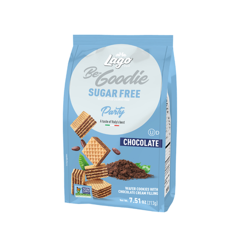Gastone Lago Sugar Free Chocolate Party Wafers, 7.5 oz [Pack of 10]