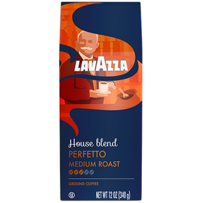 Lavazza Drip Coffee Perfetto Espresso Roast - 12 oz [Pack of 6]