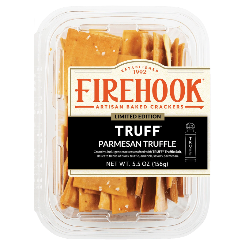 Firehook Truffle Parmesan Baked Crackers, 5.5 oz [pack of 8]