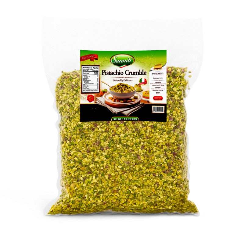 Sanniti Pistachio Crumble, 2.2 Lb [Pack of 8]