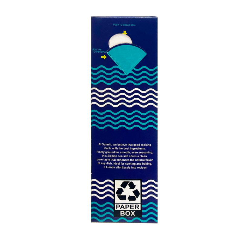 Sanniti Sicilian Fine Sea Salt, 2.2 Lbs [Pack of 12]