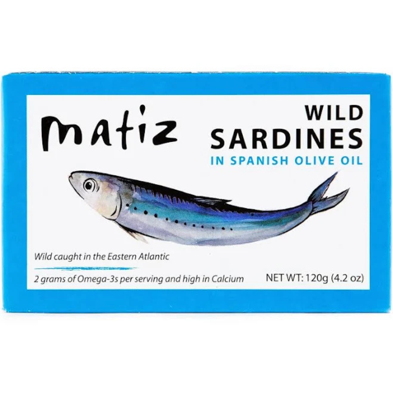 Matiz Gallego Wild Sardines in Olive Oil, 4.2 oz [Pack of 12]