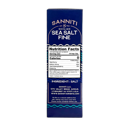 Sanniti Sicilian Fine Sea Salt, 2.2 Lbs [Pack of 12]