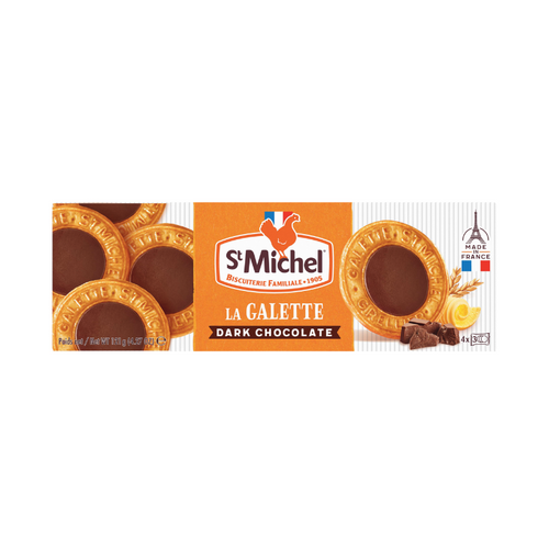 St Michel Galettes with Chocolate, 4.3 oz [Pack of 12]