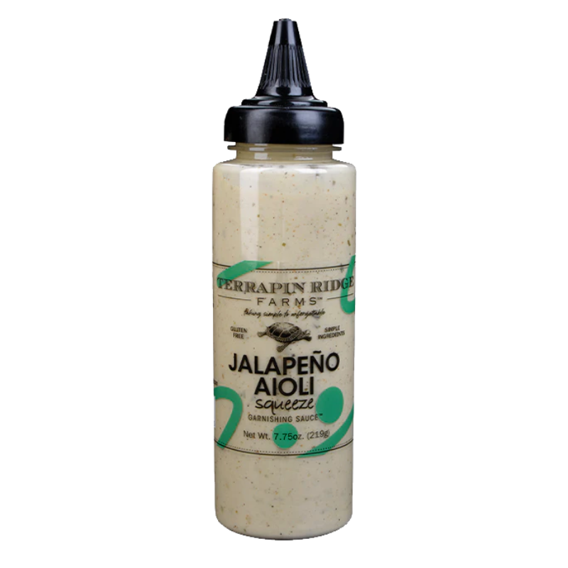 Terrapin Ridge Farms Jalapeno Aioli Garnishing Sauce, 7.75 oz [Pack of 6]