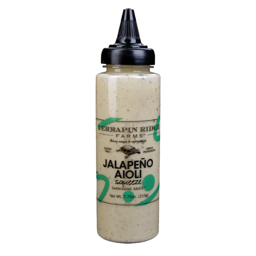 Terrapin Ridge Farms Jalapeno Aioli Garnishing Sauce, 7.75 oz [Pack of 6]