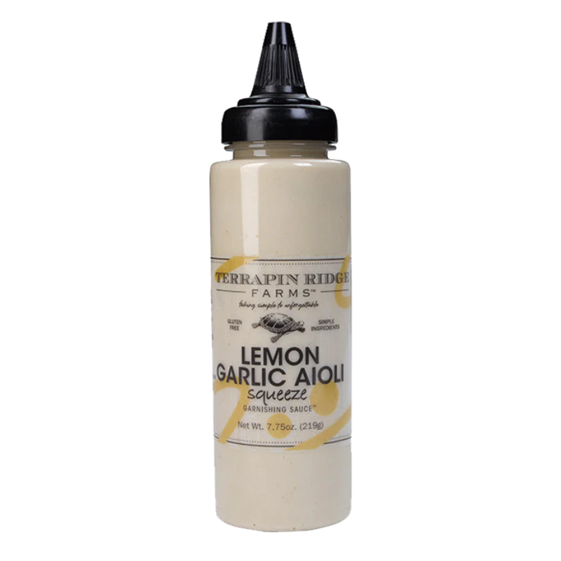 Terrapin Ridge Farms Gourmet Lemon Garlic Aioli Sauce, 7.75 oz [Pack of 6]