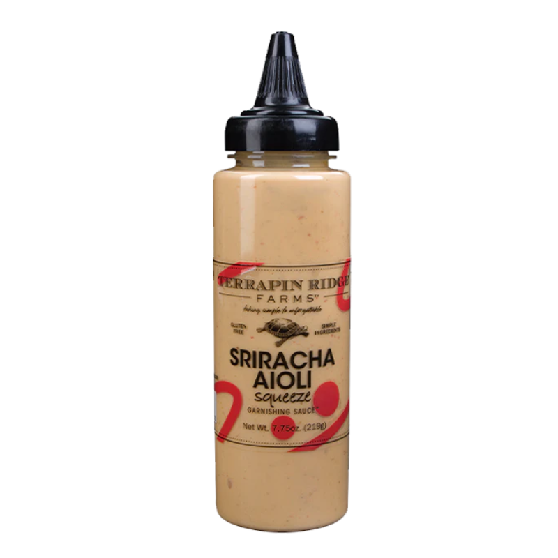 Terrapin Ridge Farms Sriracha Aioli Garnishing Sauce, 7.75 oz [Pack of 6]