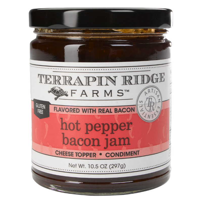 Terrapin Ridge Farms Hot Pepper Bacon Jam, 10.5 oz [Pack of 6]