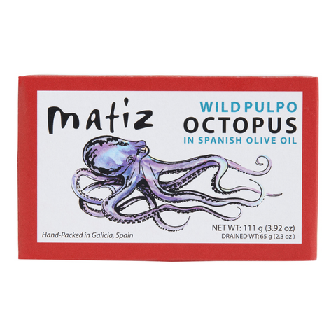 Matiz Gallego Octopus in Spanish Olive Oil, 3.9 oz [Pack of 12]
