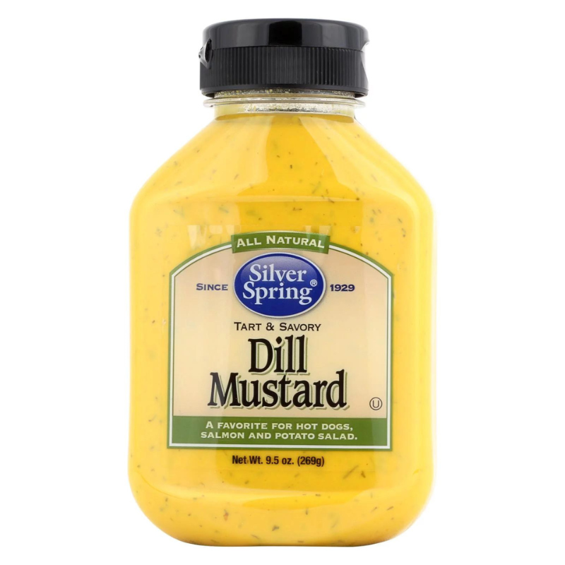 Silver Spring Dill Mustard, 9.95 oz (269g) [Pack of 9]