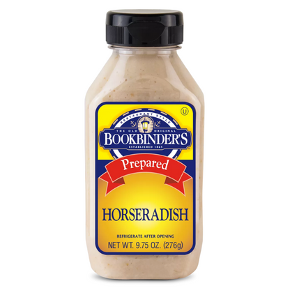 Bookbinders Prepared Horseradish Sauce, 9.75 oz (276g) [Pack of 9]