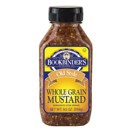 Bookbinders Whole Grain Mustard, 9.75 oz (269g) [Pack of 9]