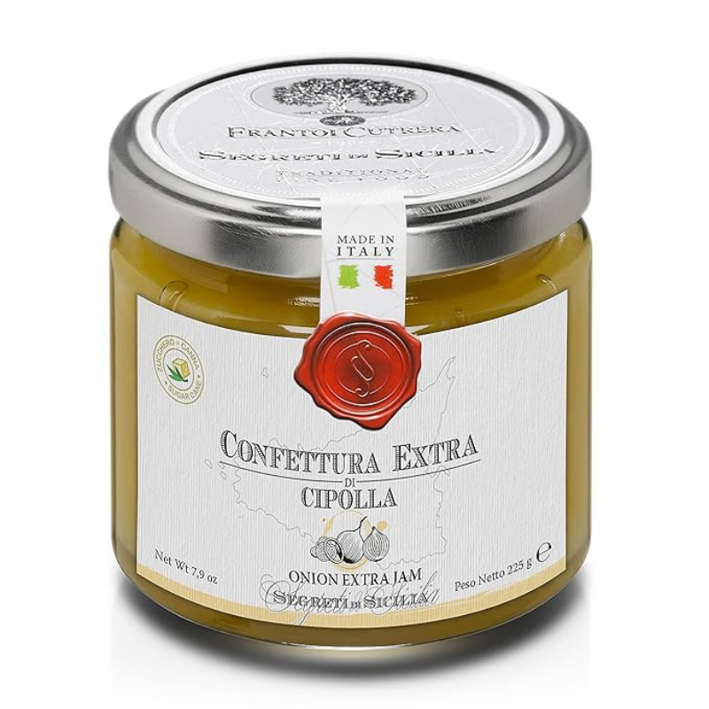 Frantoi Cutrera Sicilian Extra Onion Jam, 7.9 oz [Pack of 6]