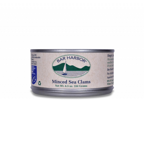 Bar Harbor Minced Sea Clam, 6.5 oz [Pack of 12]