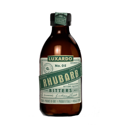 Luxardo Rhubarb Bitters, 200 ML [Pack of 12]