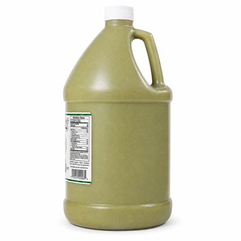 Marie Sharp's Nopal Green Habanero Hot Pepper Sauce, 1 Gallon [Pack of 4]