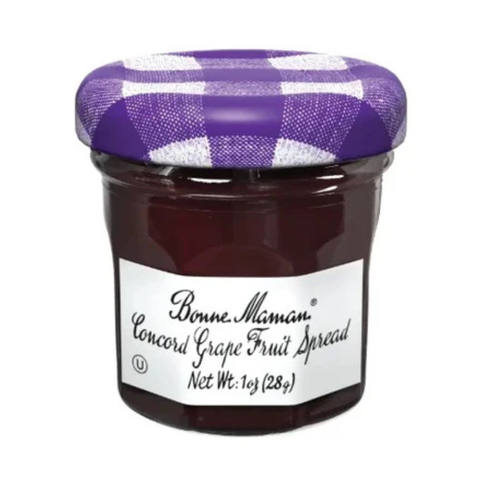Bonne Maman Mini Concord Grape Fruit Spread, 1 oz [Pack of 60]