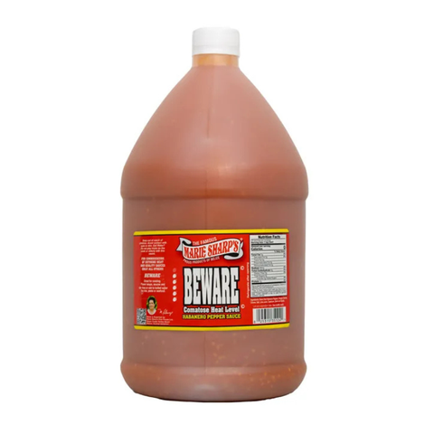 Marie Sharp's Beware Comatose Hot Sauce, 1 Gallon [Pack of 4]