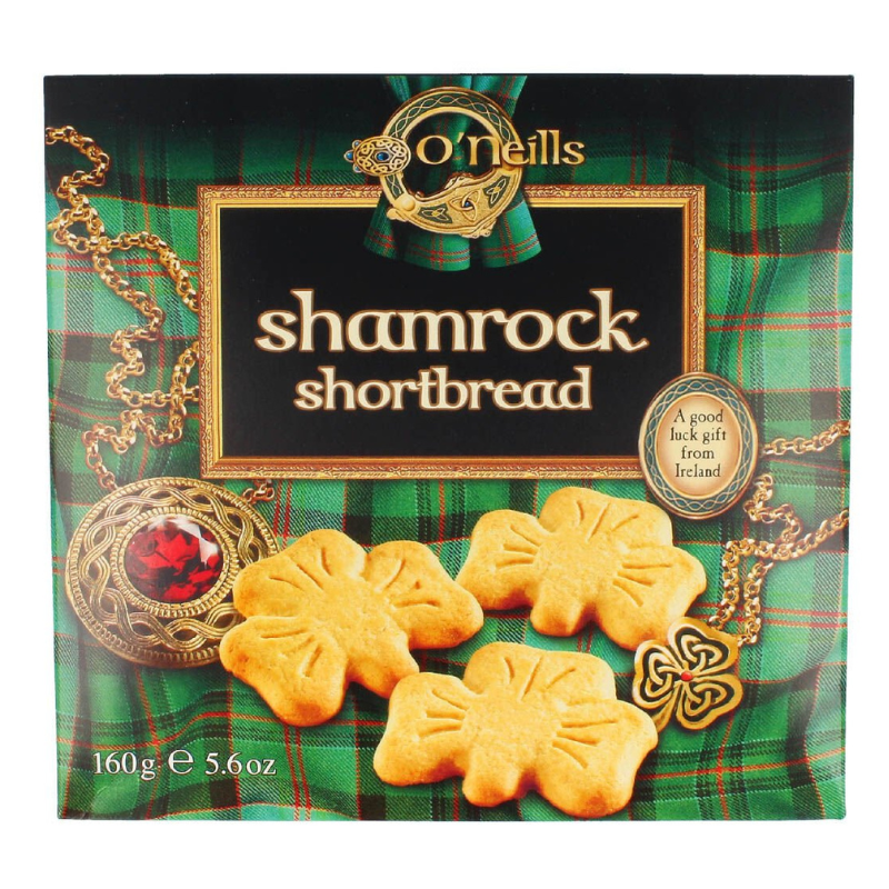 O'Neills Shamrock Shortbread cookies, 5.6 Oz [Pack of 20]