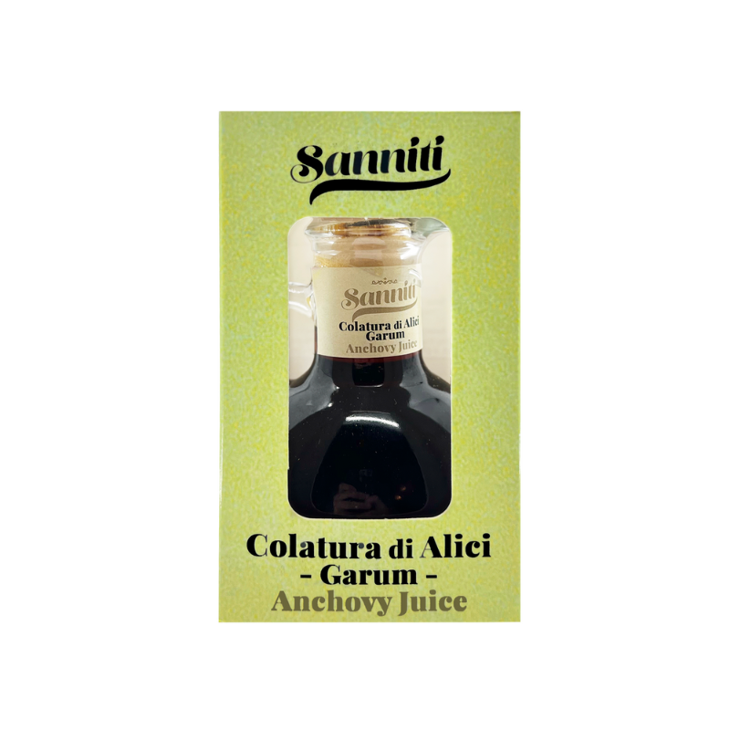 Sanniti Colatura di Alici Garum Anchovy Juice, 3.4 Fl Oz [Pack of 12]