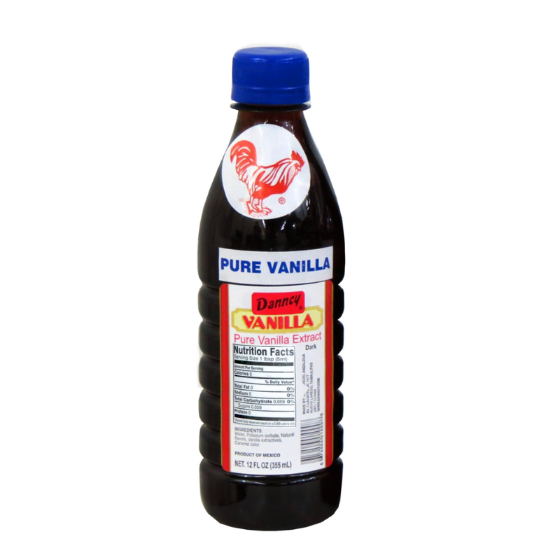 Danncy Vanilla Pure Mexican Vanilla Extract, 12 oz [Pack of 24]