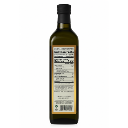 Zoe Greek Extra Virgin Olive Oil, 750 mL [Pack of 6]