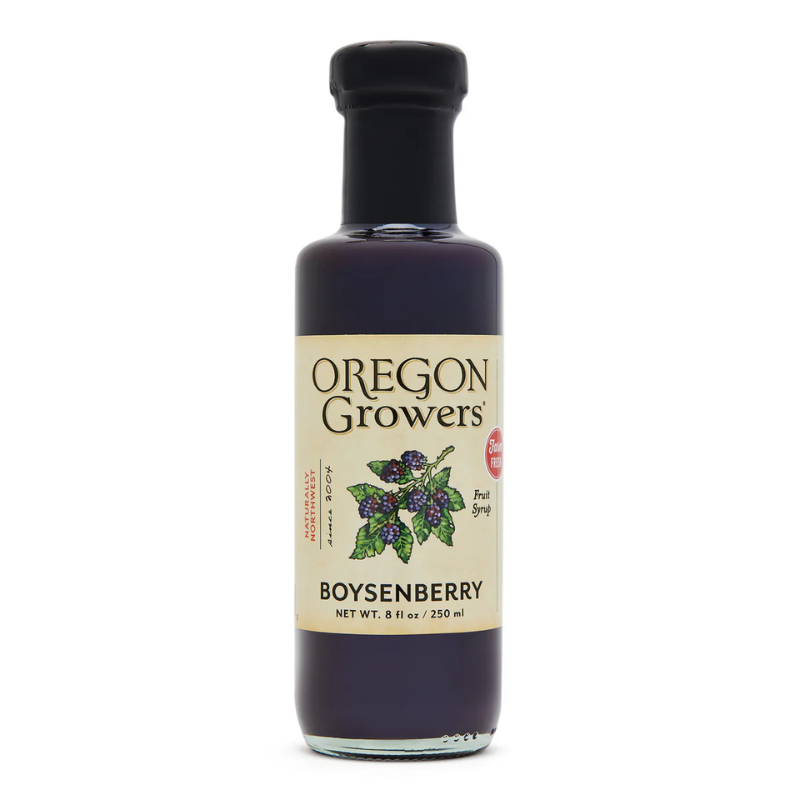 Oregon Growers Boysenberry Syrup, 8 oz [Pack of 6]