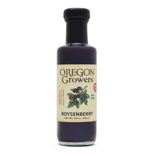 Oregon Growers Boysenberry Syrup, 8 oz [Pack of 6]
