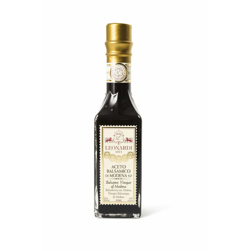 Leonardi Gold Medal Balsamic Vinegar of Modena IGP, 8.45 oz [Pack of 6]