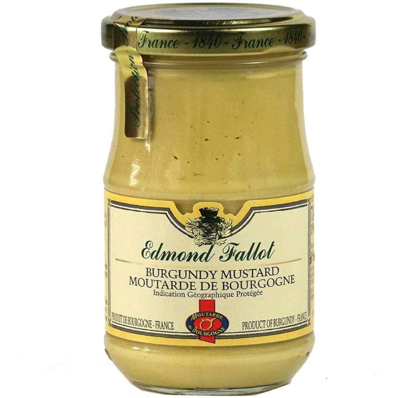 Edmond Fallot Dijon Burgundy Mustard, 7.4 oz [Pack of 24]