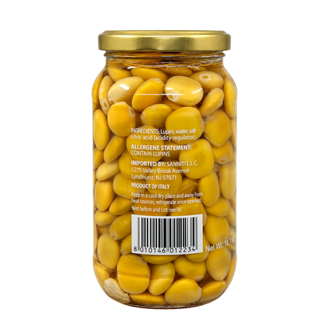 Sanniti Lupini Jar, 18.7 oz [Pack of 6]