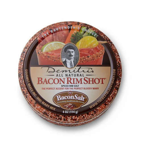 Demitri’s Bacon Salt Rim Shot, 4 oz [Pack of 24]