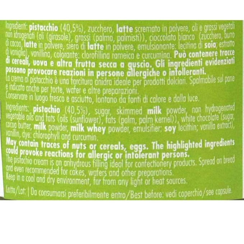 Brontedolci Pistachio Cream, 6.7 oz [Pack of 12]
