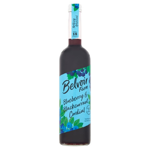 Belvoir Blueberry & Blackcurrant Cordial, 16.9 oz [Pack of 6]