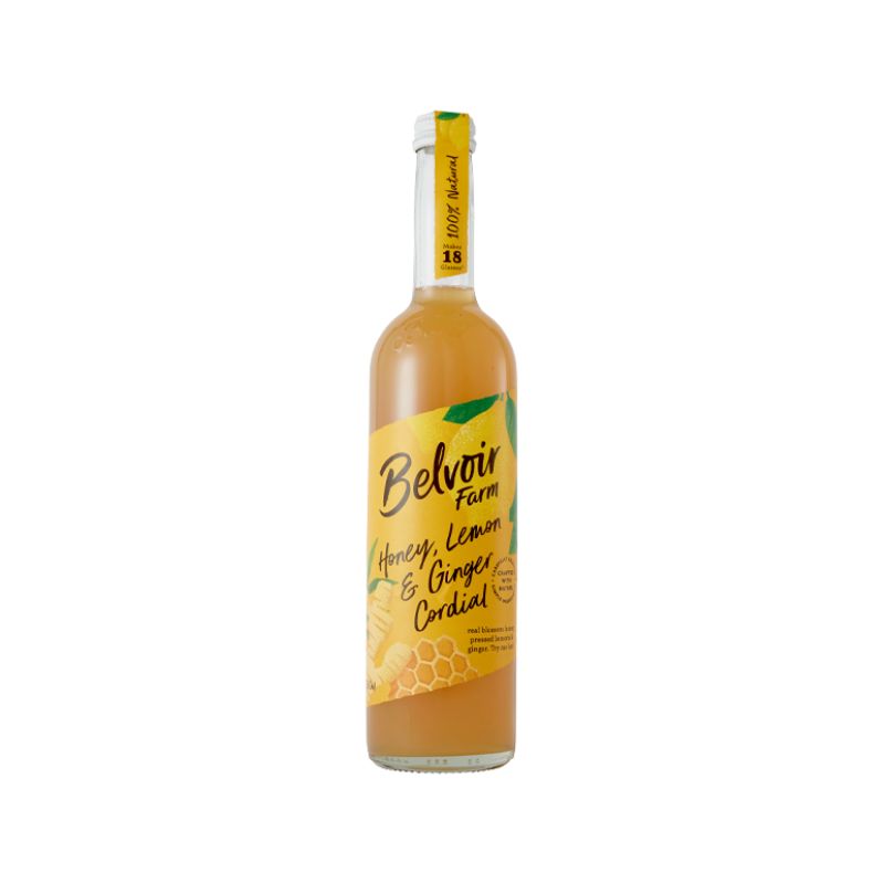 Belvoir Honey, Lemon and Ginger Cordial, 16.9 oz [Pack of 6]