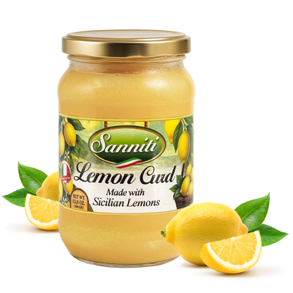 Sanniti Lemon Curd, 13.8 oz [Pack of 6]