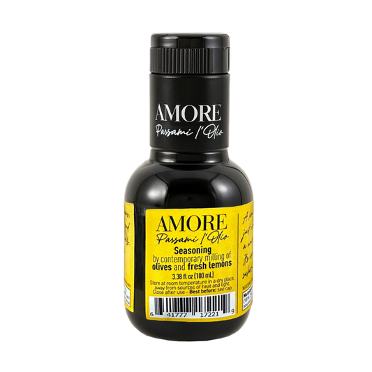 Amore Passami Lemon Olive Oil, 3.38 fl oz [Pack of 12]