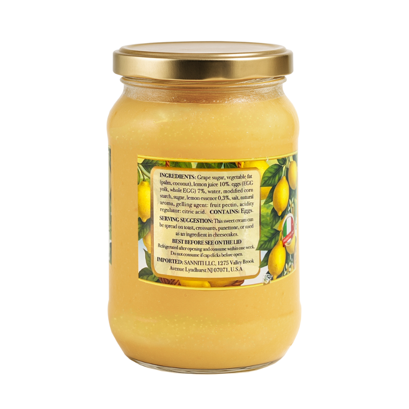 Sanniti Lemon Curd, 13.8 oz [Pack of 6]