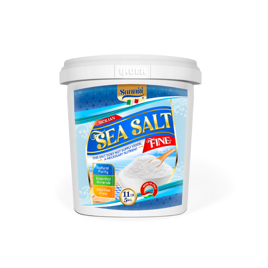 Sanniti Fine Sicilian Sea Salt bucket, 11 Lbs [Pack of 1]