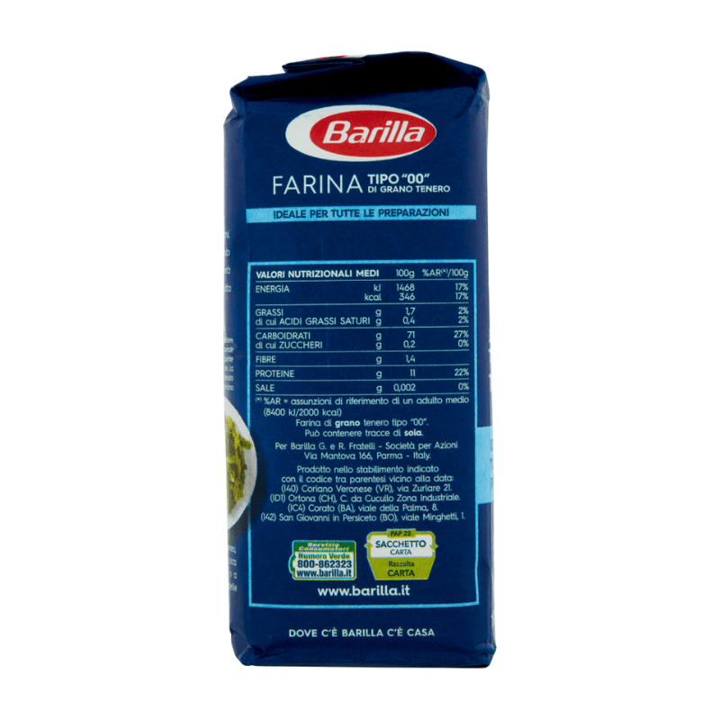 Barilla "00" Farina, 2.2 Lbs Pantry Barilla 