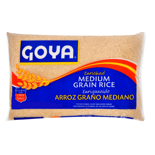 Goya Medium Grain Rice Extra Fancy, 10 lbs [Pack of 6]