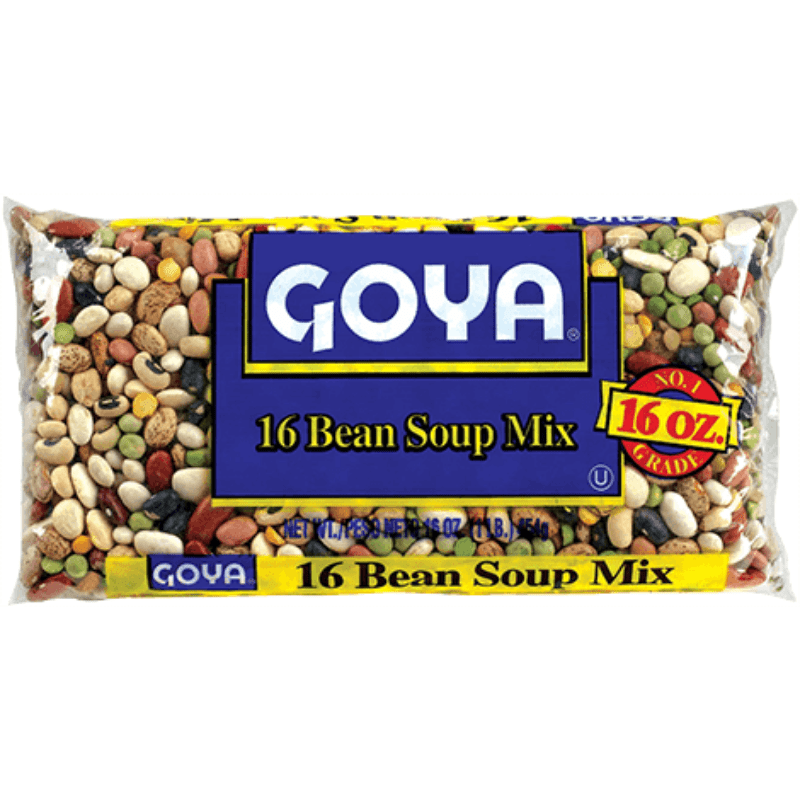 Goya 16 Bean Soup Mix, 16 oz [Pack of 24]