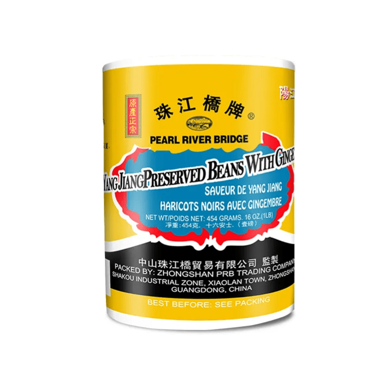 [Best Before: 03/12/24] Pearl River Bridge Yang Jiang Preserved Black Beans with Ginger Pasta & Dry Goods vendor-unknown 