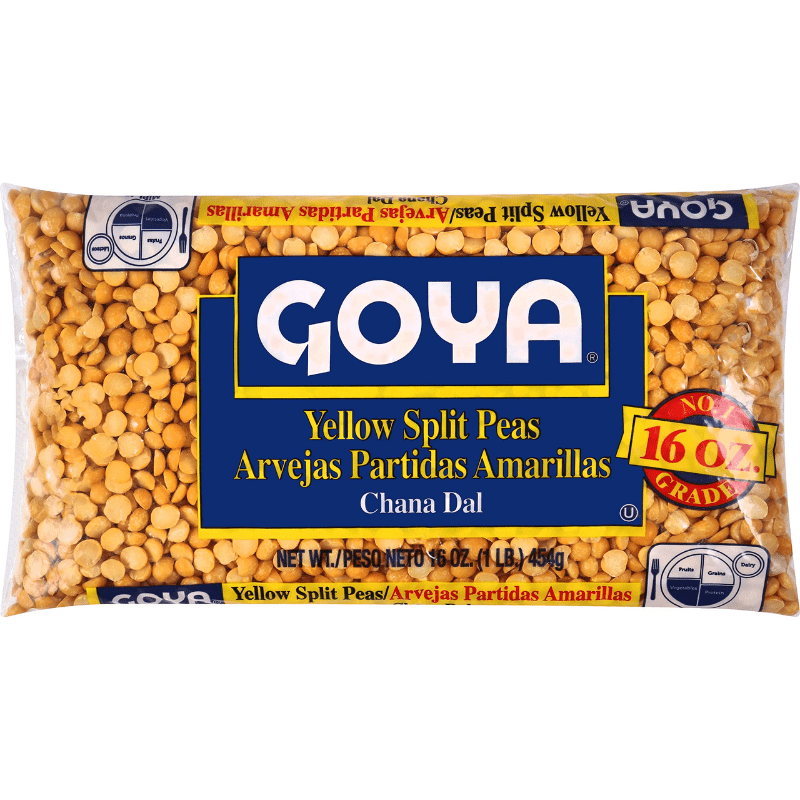 Goya Yellow Split Peas, 16 oz [Pack of 24]