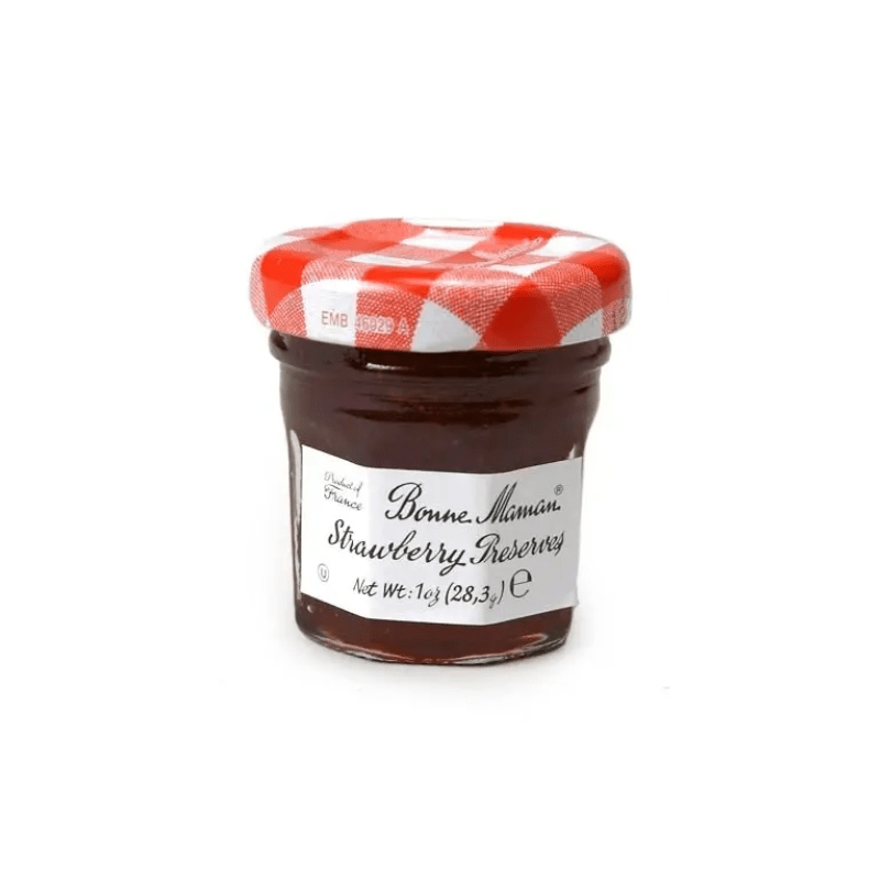 Bonne Maman Mini Strawberry Preserves, 1 oz Pantry Bonne Maman 