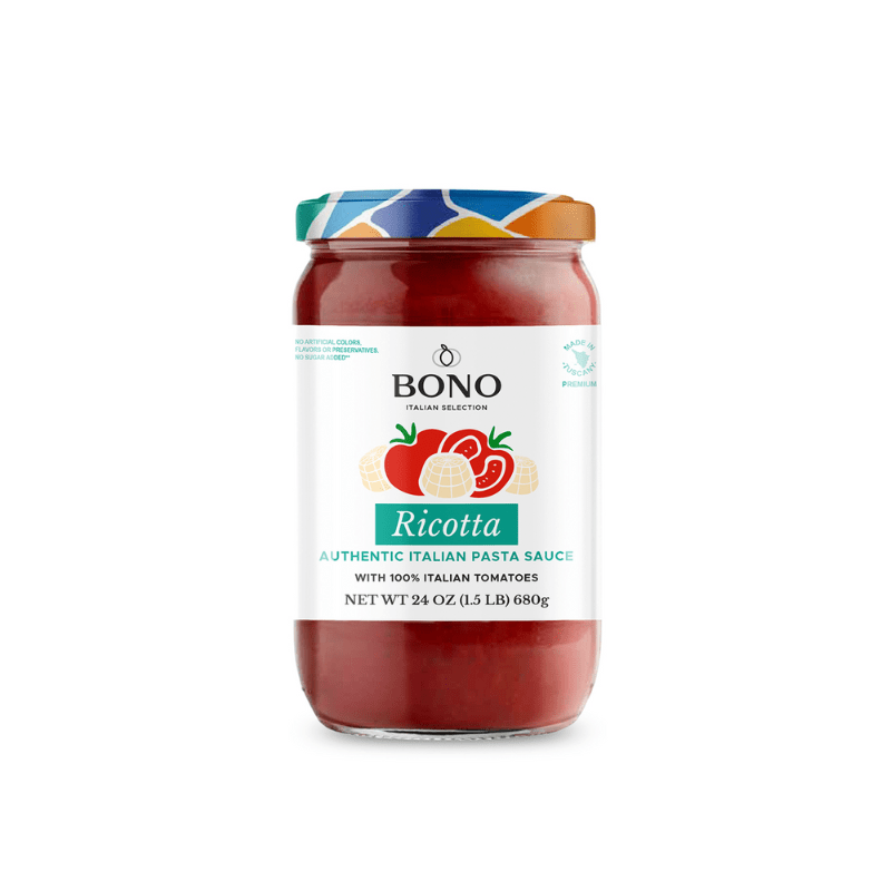 Bono Italian Ricotta Sauce, 24 oz [Pack of 6]