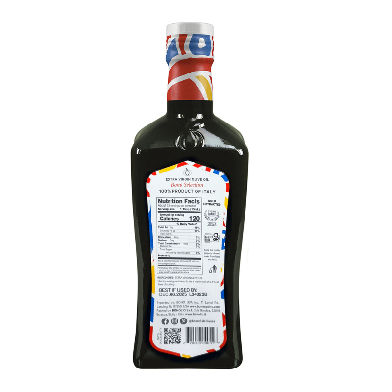 Bono Italian Selezione Extra Virgin Olive Oil, 16.9 oz [Pack of 6]